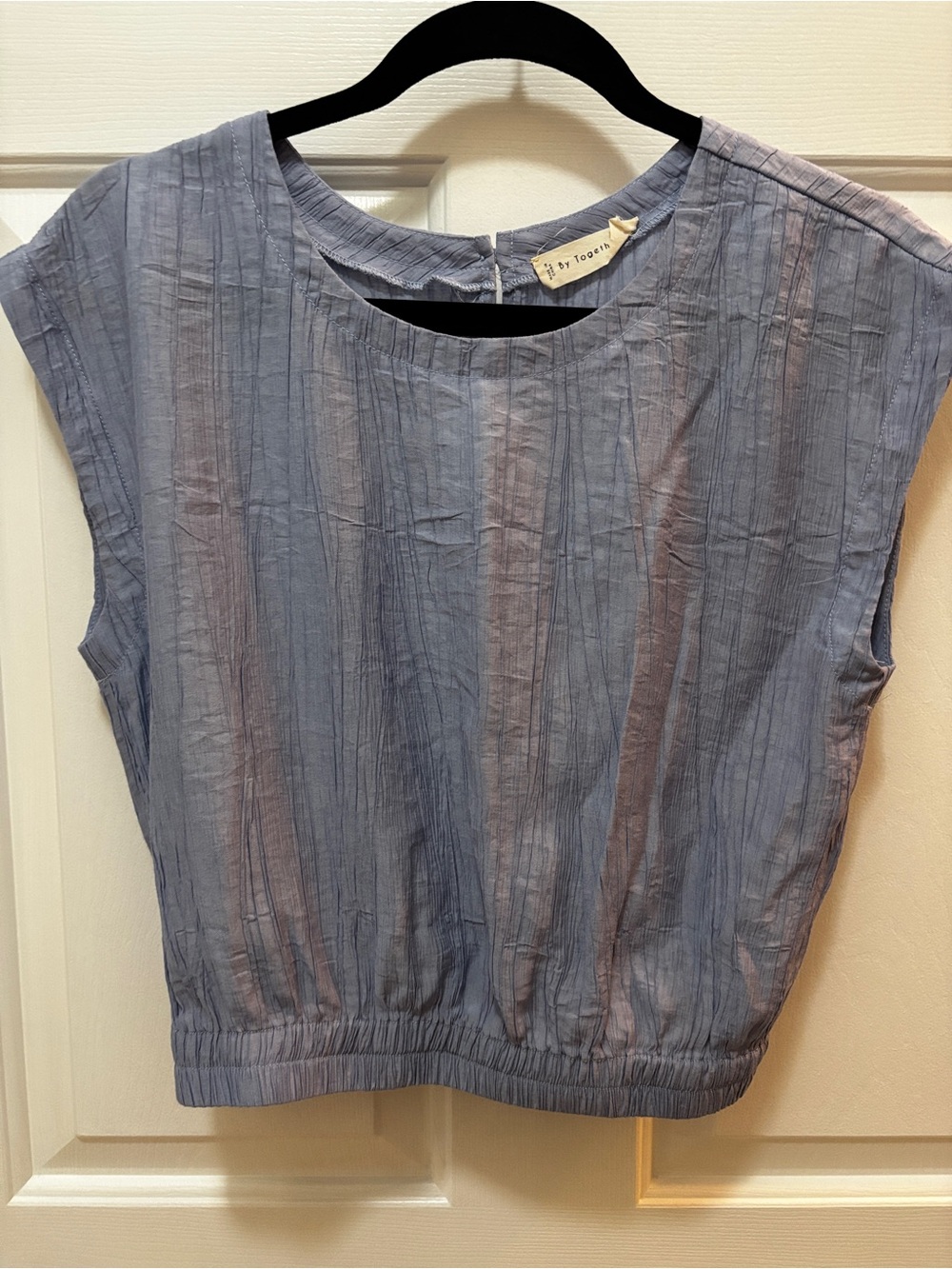 By Together summer top. Crinkle Light blue . S Unworn.